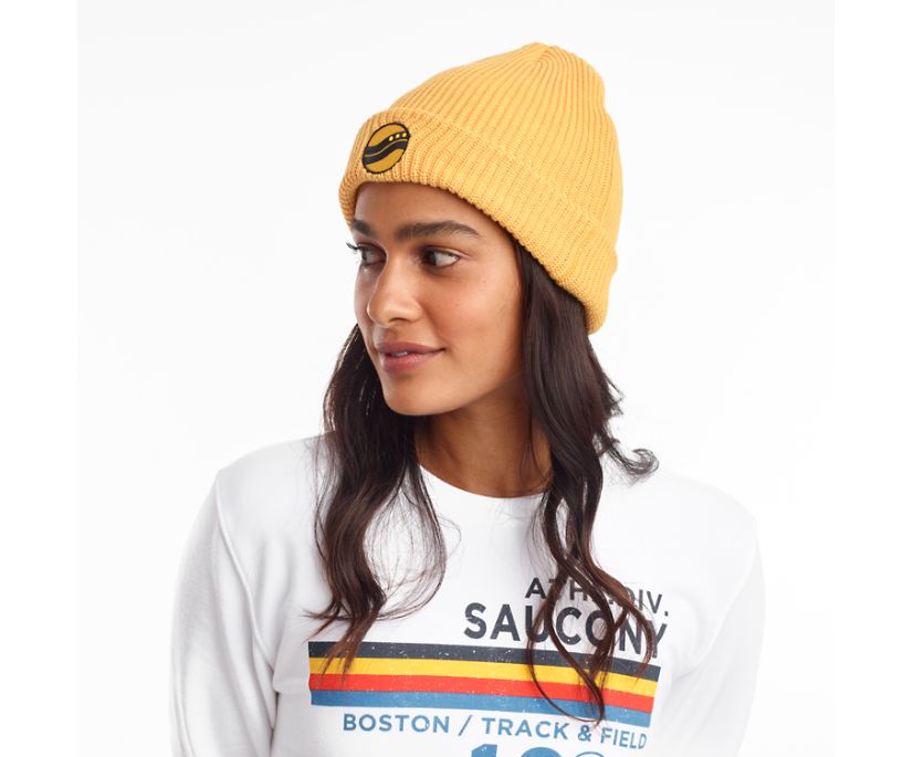 Saucony Rested Women's Beanies Yellow | AU 355JPQJ